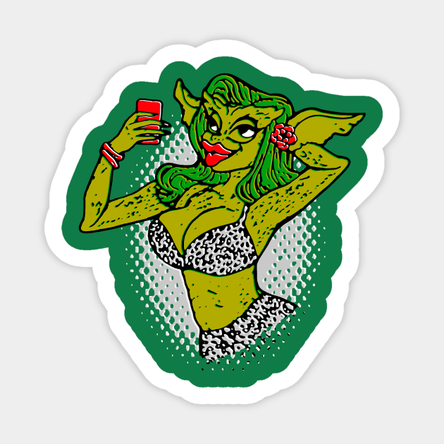 Gremlin selfie Sticker by Yolanda84